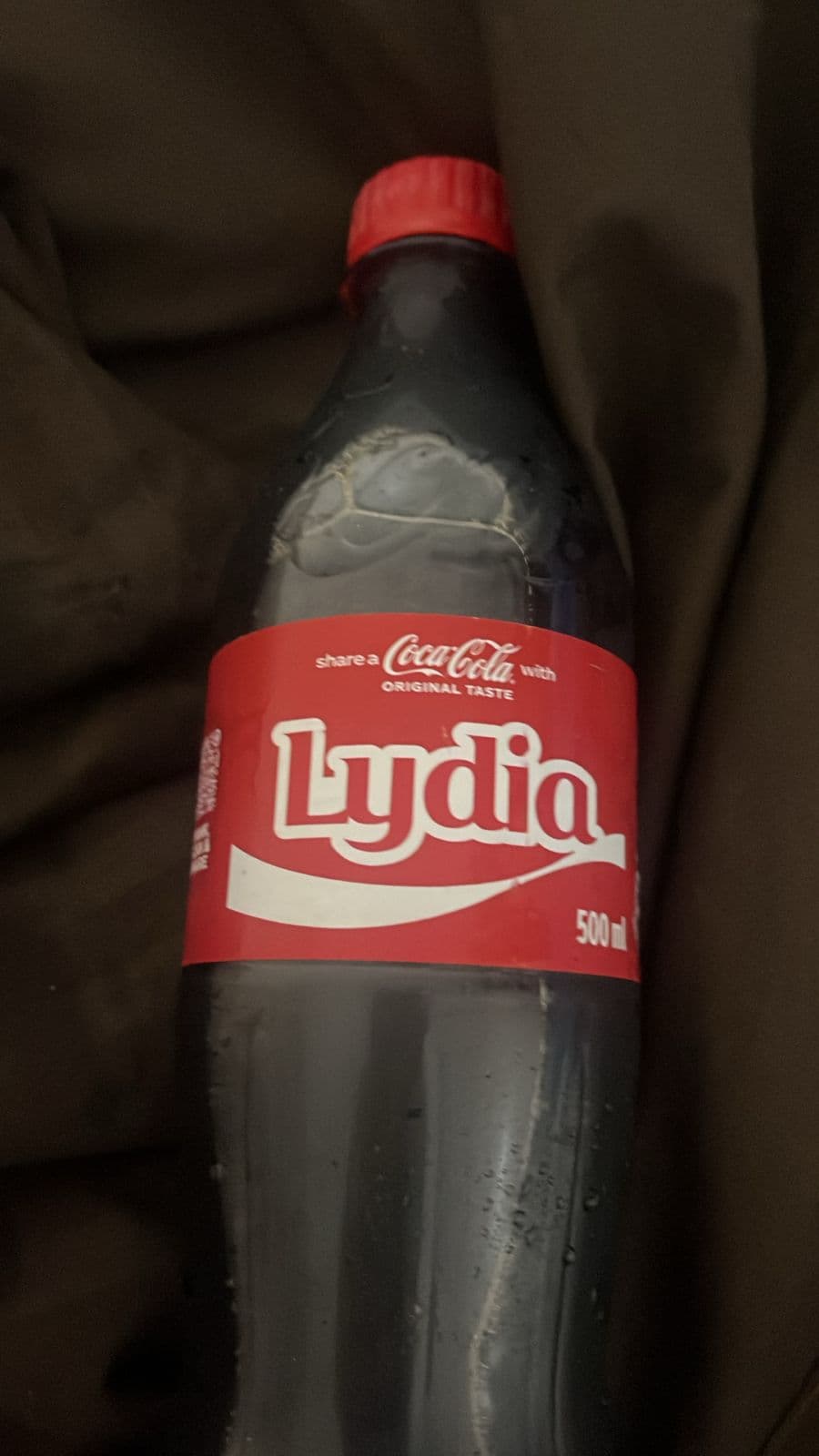 God sent a sign, a Coke that said your name
